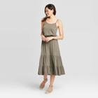 Women's Sleeveless Midi Dress - Knox Rose Olive Xs, Women's, Green