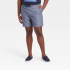 Men's Big & Tall 7 Elevated Novelty E-waist Pull-on Shorts - Goodfellow & Co Chambray Blue