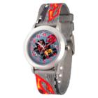 Boys' Disney Mickey Mouse Stainless Steel Time Teacher Watch - Gray