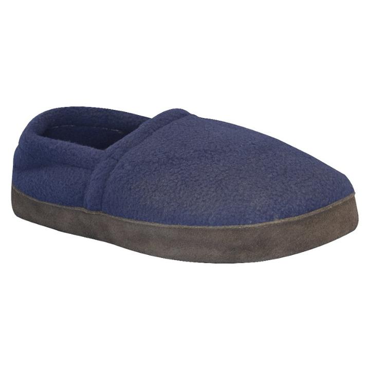 Men's Muk Luks Fleece Espadrille Slippers - Navy (blue) M(9-10),