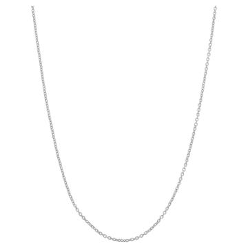 Tiara Adjustable Cable Chain In Sterling Silver