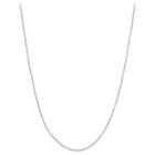 Tiara Adjustable Cable Chain In Sterling Silver