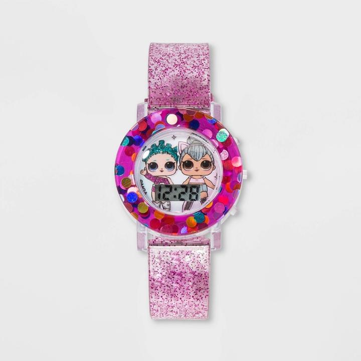 Mga Entertainment Girls' L.o.l. Surprise! Flashing Lcd Watch - Gradient, Girl's, Size: Large,