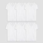 Fruit Of The Loom Men's Tall V-neck Undershirt - White