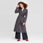 Women's Wool Wrap Coat - A New Day Gray