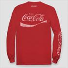 Men's Coca-cola Long Sleeve T-shirt - Red