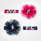 Toddler Girls' 4pc Clips And Barrettes Set Cat & Jack Black/pink,