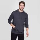 Men's Tall Standard Fit Fleece Pull Over Hoodie - Goodfellow & Co Hematite