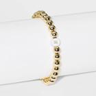 Sugarfix By Baublebar Initial 'h' Stretch Bracelet - Gold