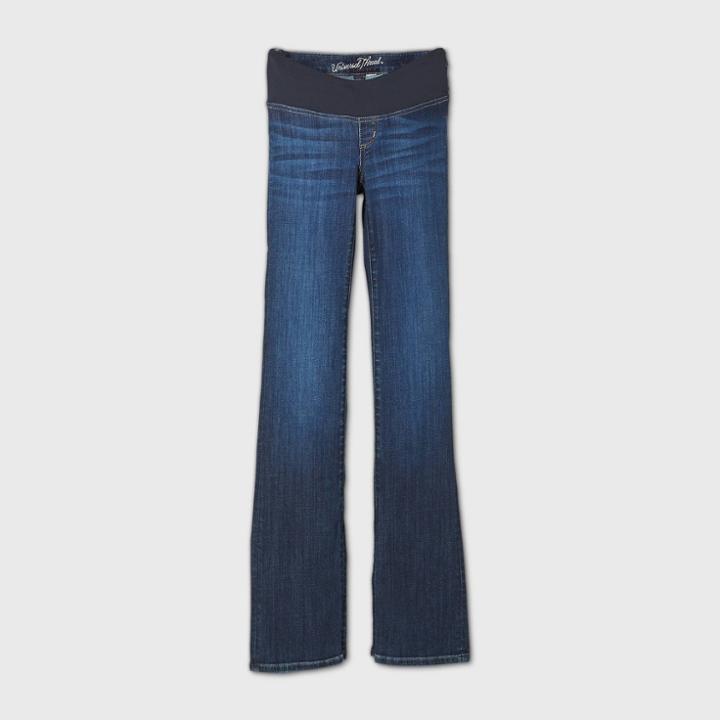 Women's High-rise Adaptive Bootcut Skinny Jeans - Universal Thread Dark Wash
