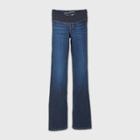 Women's High-rise Adaptive Bootcut Skinny Jeans - Universal Thread Dark Wash