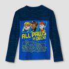 Boys' Paw Patrol Long Sleeve T-shirt - Royal