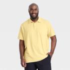 Men's Short Sleeve Polo Shirt - All In Motion Yellow