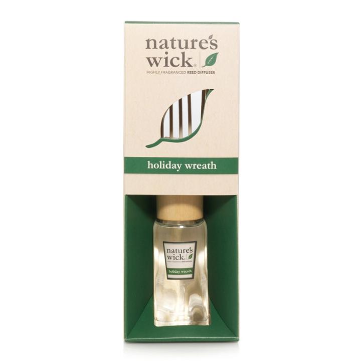 2oz Oil Diffuser Holiday Wreath - Nature's Wick