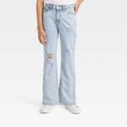 Girls' High-rise Dad Jeans - Art Class Light Wash