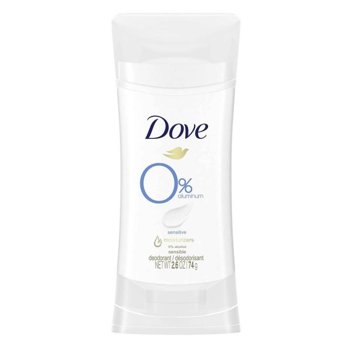 Dove Beauty Dove 0% Aluminum Sensitive Skin Deodorant