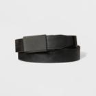 Men's 35mm Reversible Dress Casual Plaque Belt - Goodfellow & Co L,