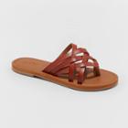 Women's Josephine Multi Strap Slide Sandals - Universal Thread Cognac