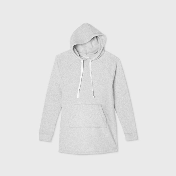 Maternity Hooded Kanga Pocket Pullover - Isabel Maternity By Ingrid & Isabel Gray