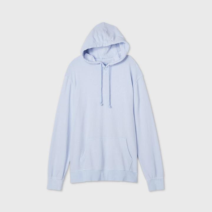 Men's Tall Standard Fit Hoodie Sweatshirt - Goodfellow & Co Blue