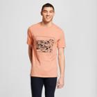Men's Split Hem Shorts Sleeve Graphic T-shirt - Jackson Peach Pie