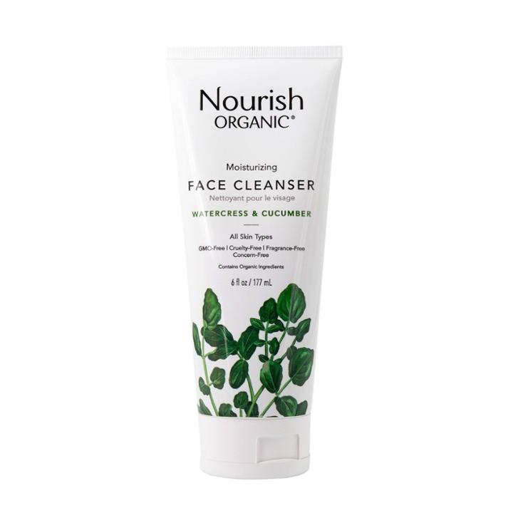 Nourish Organic Moisturizing Face Cleanser - Watercress & Cucumber