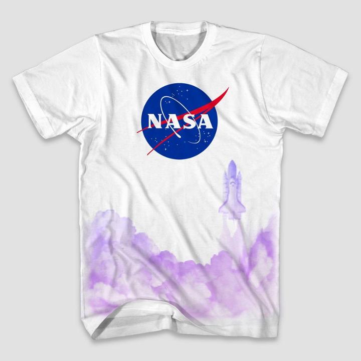 Boys' Nasa Short Sleeve Graphic T-shirt - White