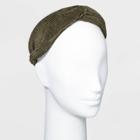 Corduroy Twist Top Headband - Universal Thread Green