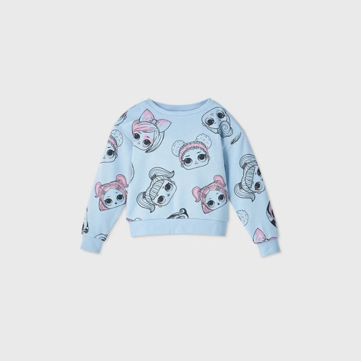 Mga Entertainment Girls' L.o.l. Surprise! Crew Sweatshirt - Blue