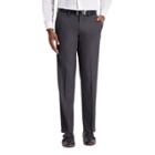 Haggar H26 Men's Straight Fit 4 Way Stretch Trousers - Heather Gray 30x30, Gray/grey