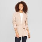 Women's Cable Wrap Sweater - Universal Thread Pink