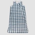 Honest Baby Organic Cotton Reversible Wearable Blanket - Painted Buffalo Check Gray