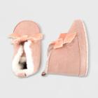 Baby Girls' Suede Crib Shoes - Cat & Jack Pink