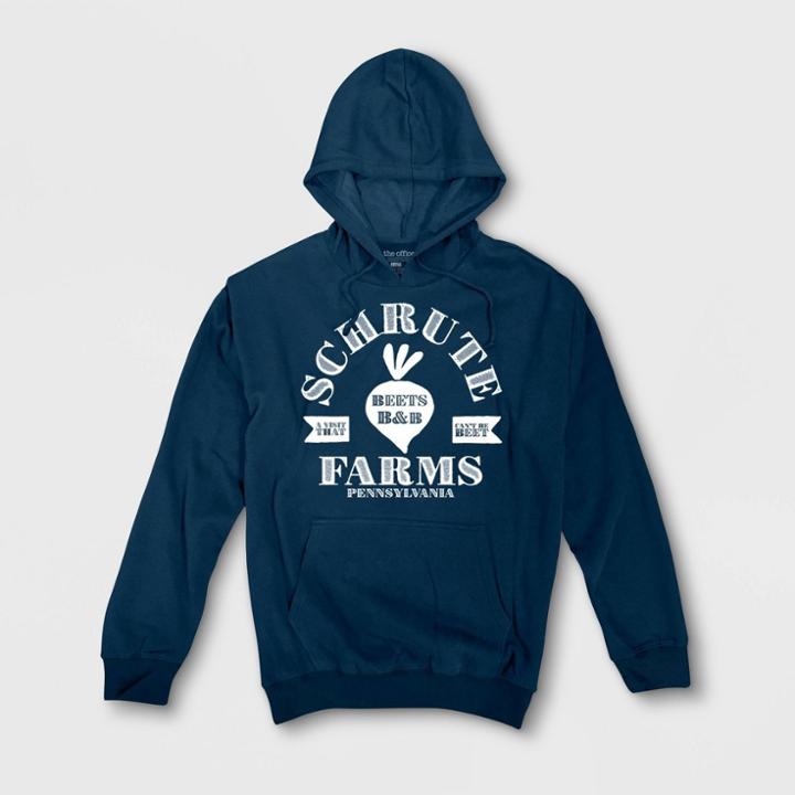 Ripple Junction Men's The Office Schrute Farms Graphic Sweater - Classic Navy