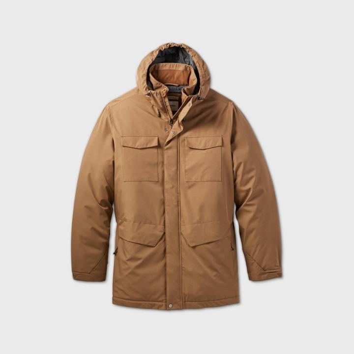 Men's Big & Tall Fullzip Ski Parka - Goodfellow & Co Brown