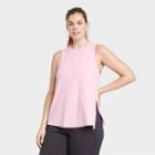 Women's Side-tie Tank Top - All In Motion Lilac S, Women's, Size:
