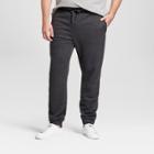 Men's Big & Tall Jogger Pants - Goodfellow & Co Charcoal (grey)
