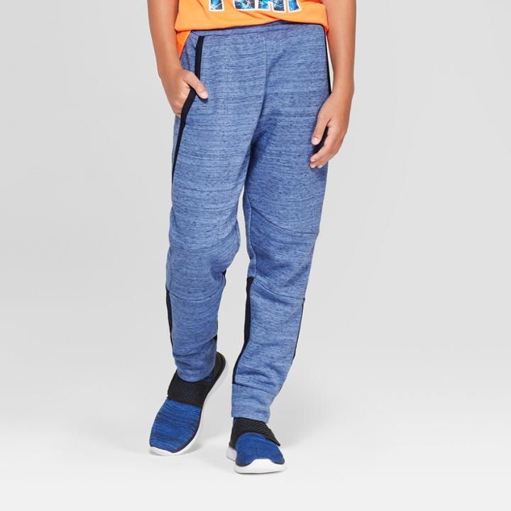 Boys' Premium Woven Pieced Fleece Jogger Pants - C9 Champion Blue Heather L, Heather Blue