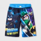 Boys' Lego Batman Swim Trunks - Blue
