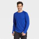 Men's Long Sleeve Upf 50+ T-shirt - All In Motion Blue
