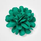 Girls' Grosgrain Flower Clip - Cat & Jack Dark Green