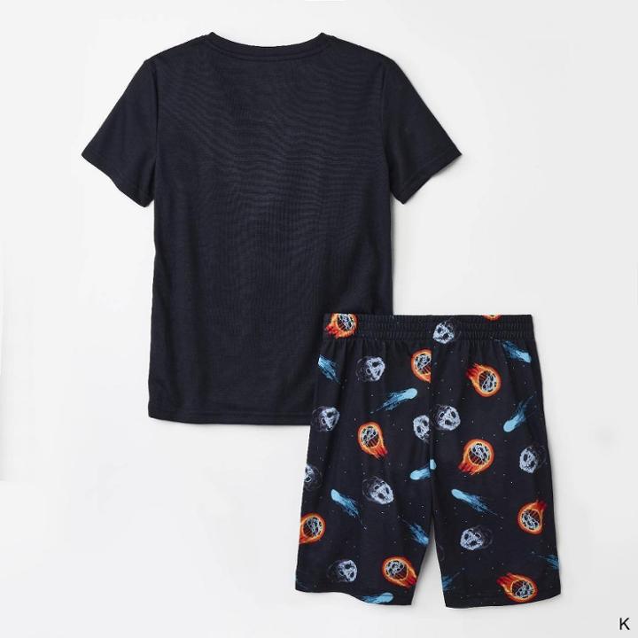 Boys' 2pc Short Sleeve Pajama Set - Cat & Jack Black