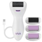 Spa Sciences Viva Deluxe Pedi Extra Coarse Pedicure Electronic Foot Smoother With Diamond Crystals