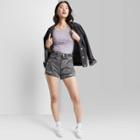 Women's Super-high Rise Cut-off Jean Shorts - Wild Fable Gray Wash