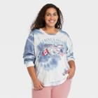 Fifth Sun Women's Plus Size Niagra Falls Graphic Sweatshirt - Blue