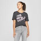 Women's Mtv Short Sleeve The Real World Graphic T-shirt (juniors') Charcoal