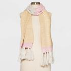 Women's Colorblocked Scarf - Universal Thread Pink