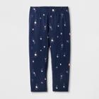 Girls' Capri Printed Leggings Pants - Cat & Jack Navy