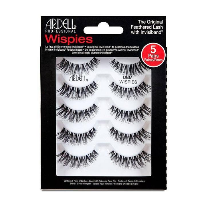 Ardell Eyelash Demi Wispies Black - 5ct, Adult Unisex