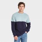 Men's Standard Fit Crewneck Sweatshirt - Goodfellow & Co Navy